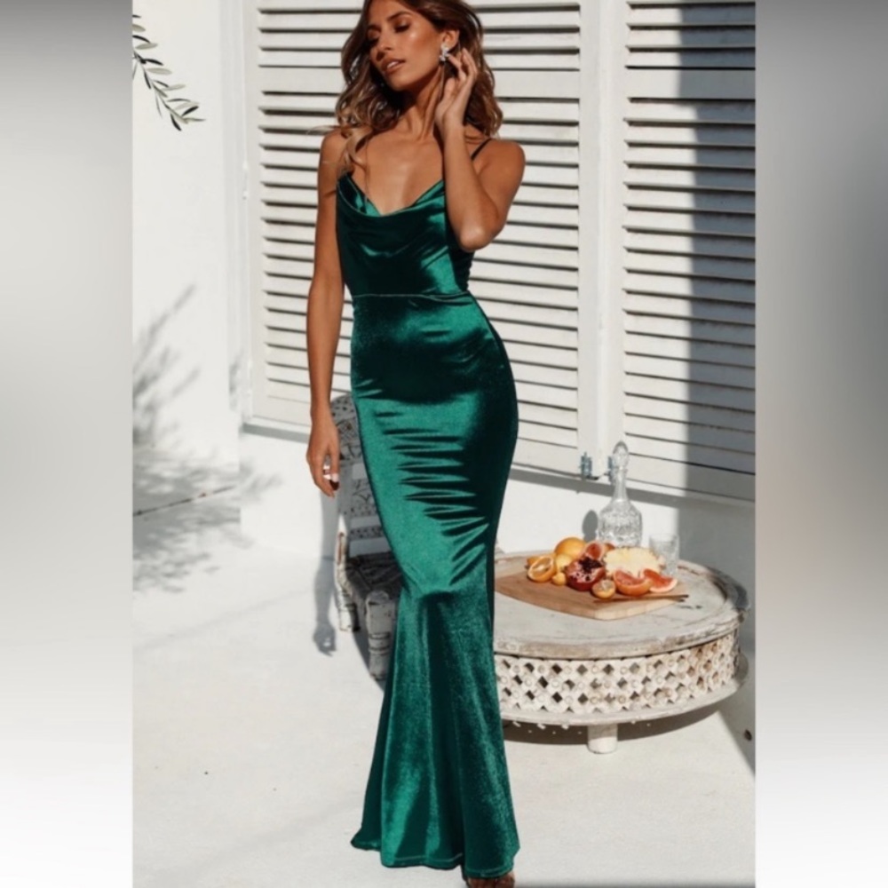 COPY - Hello Molly Test of Time Green Gown